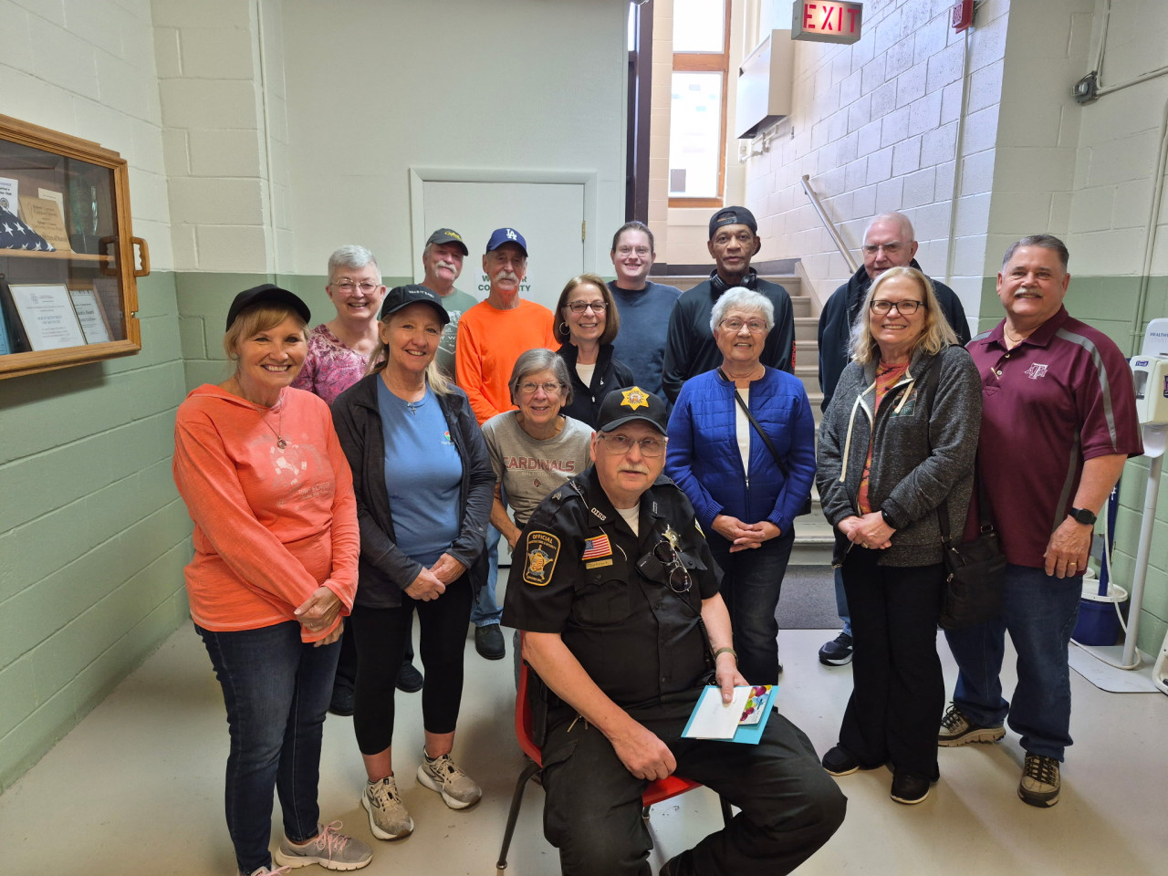 Bruce with the Soup Kitchen staff